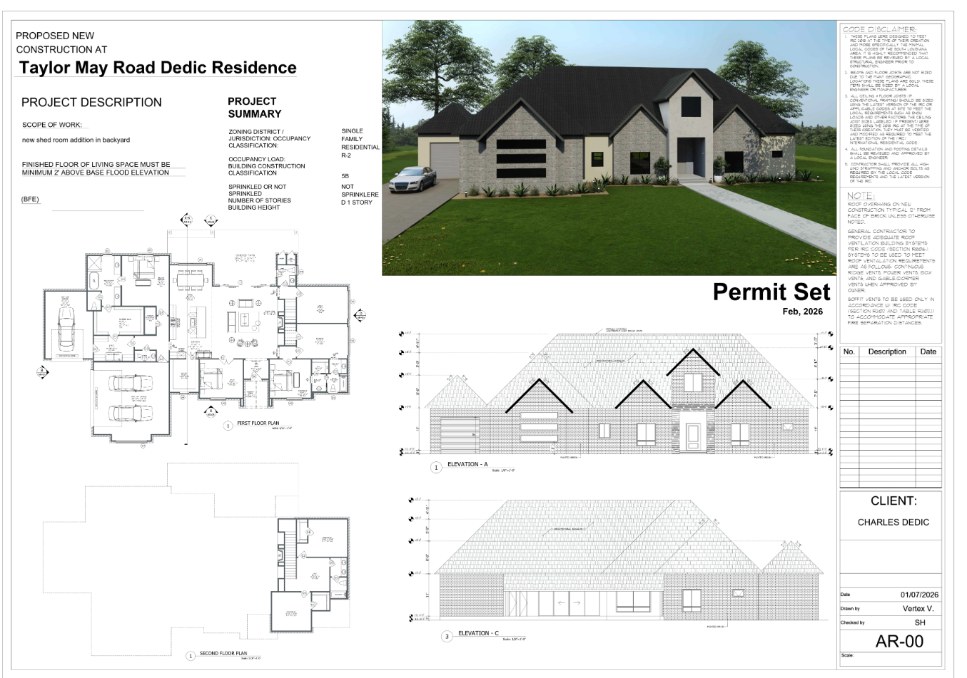 Residential presentation set